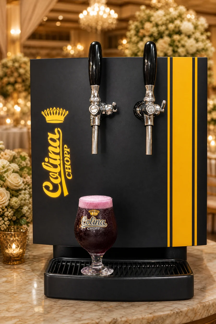 Chopeira elétrica Chopp Colina em uma celebração